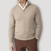 GARY | Eleganter Pullover mit Reißverschluss für Herren