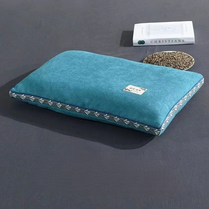 Pure Buchweizen Rumpfhals Kissen - Naturschlafunterstützung für Seiten- und Rückenschläfer 3