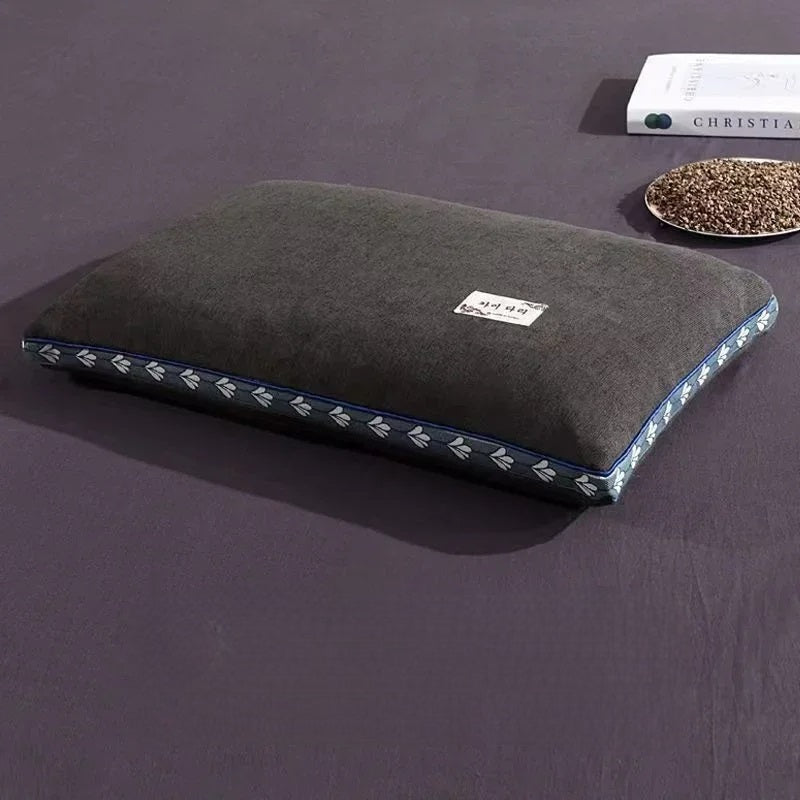 Pure Buchweizen Rumpfhals Kissen - Naturschlafunterstützung für Seiten- und Rückenschläfer 5