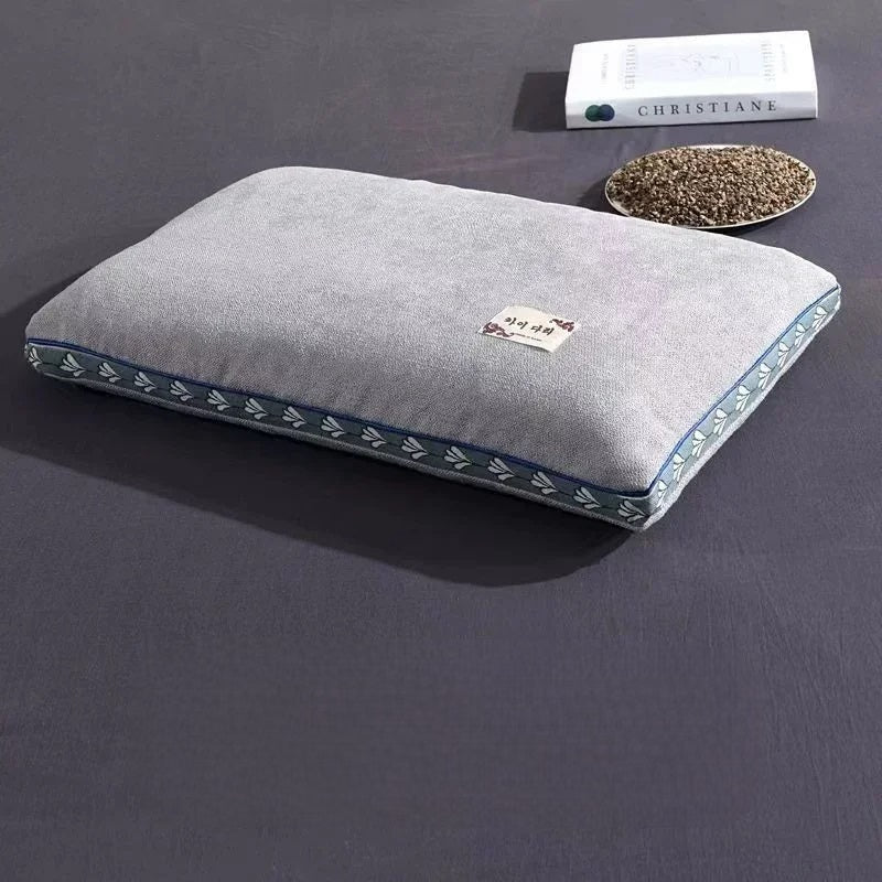 Pure Buchweizen Rumpfhals Kissen - Naturschlafunterstützung für Seiten- und Rückenschläfer 6