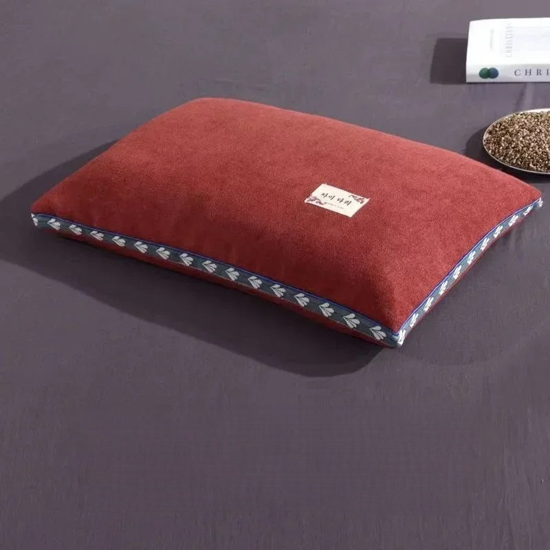 Pure Buchweizen Rumpfhals Kissen - Naturschlafunterstützung für Seiten- und Rückenschläfer 8