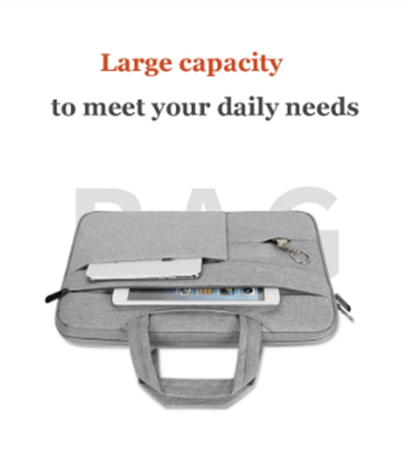 Pure Color Fashion Einfache tragbare Laptoptasche 3