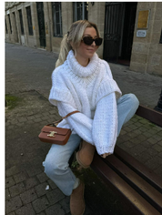 Alina | Kuschelig Oversize Strickpullover für Damen