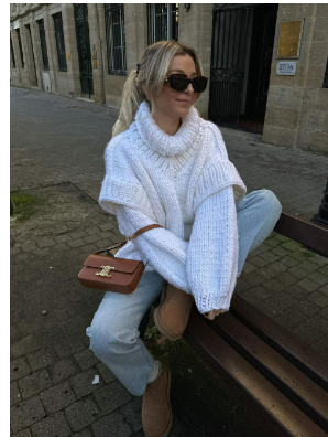 Alina | Kuschelig Oversize Strickpullover für Damen