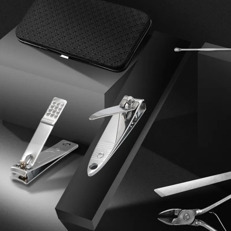 Luxetools - professionell 19 -Part -Stahlnagel -Nagel -Klipping Set-6