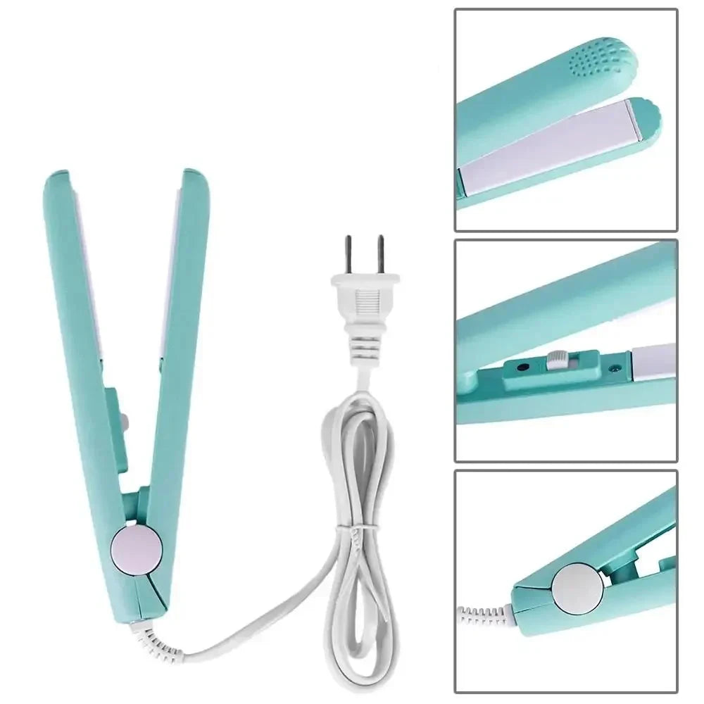QuickStyle - tragbares Mini -Haarglätter & Curler 3