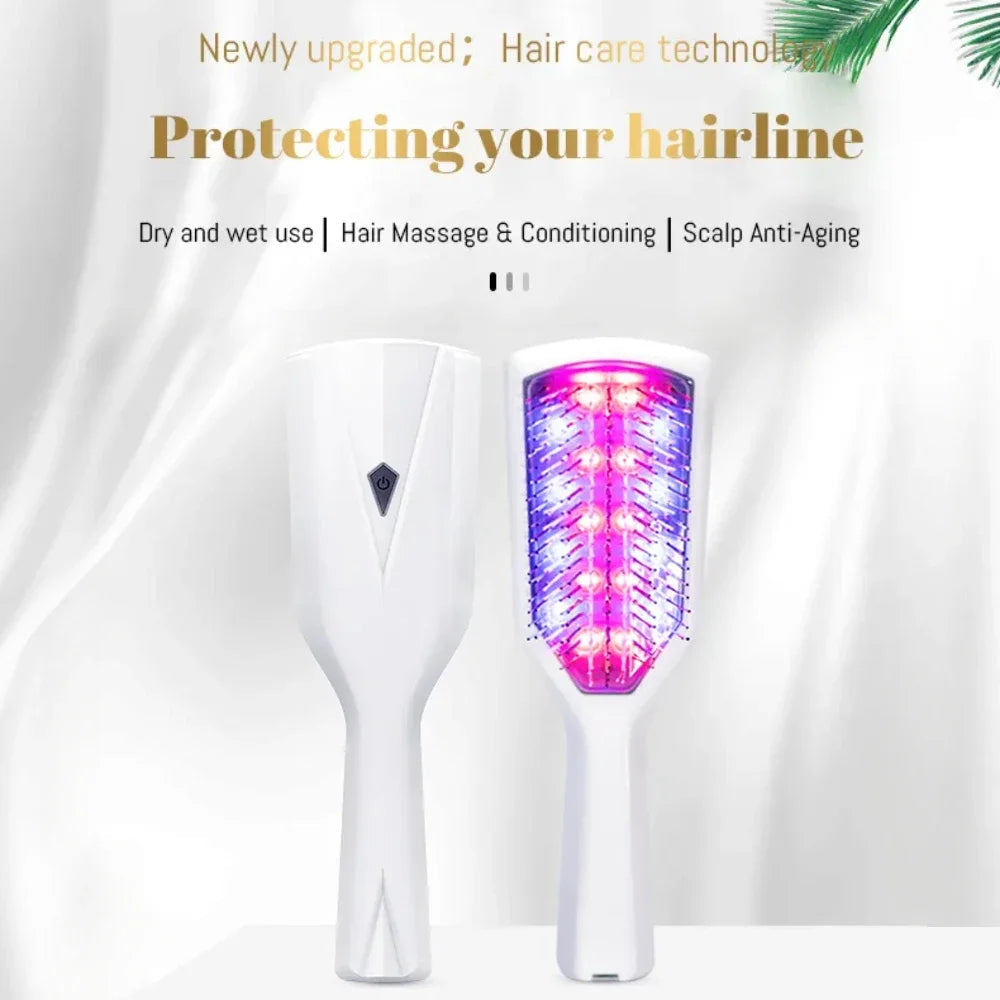 Relaxglow - Infrarot -LED -Massagekamm für Haare und Kopftherapie 0