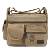 Max | Canvas Messenger Schultertasche