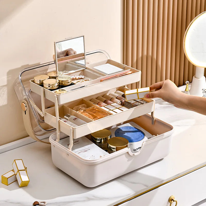 Deborah | Praktischer, geräumiger und organisierter Kosmetikkoffer