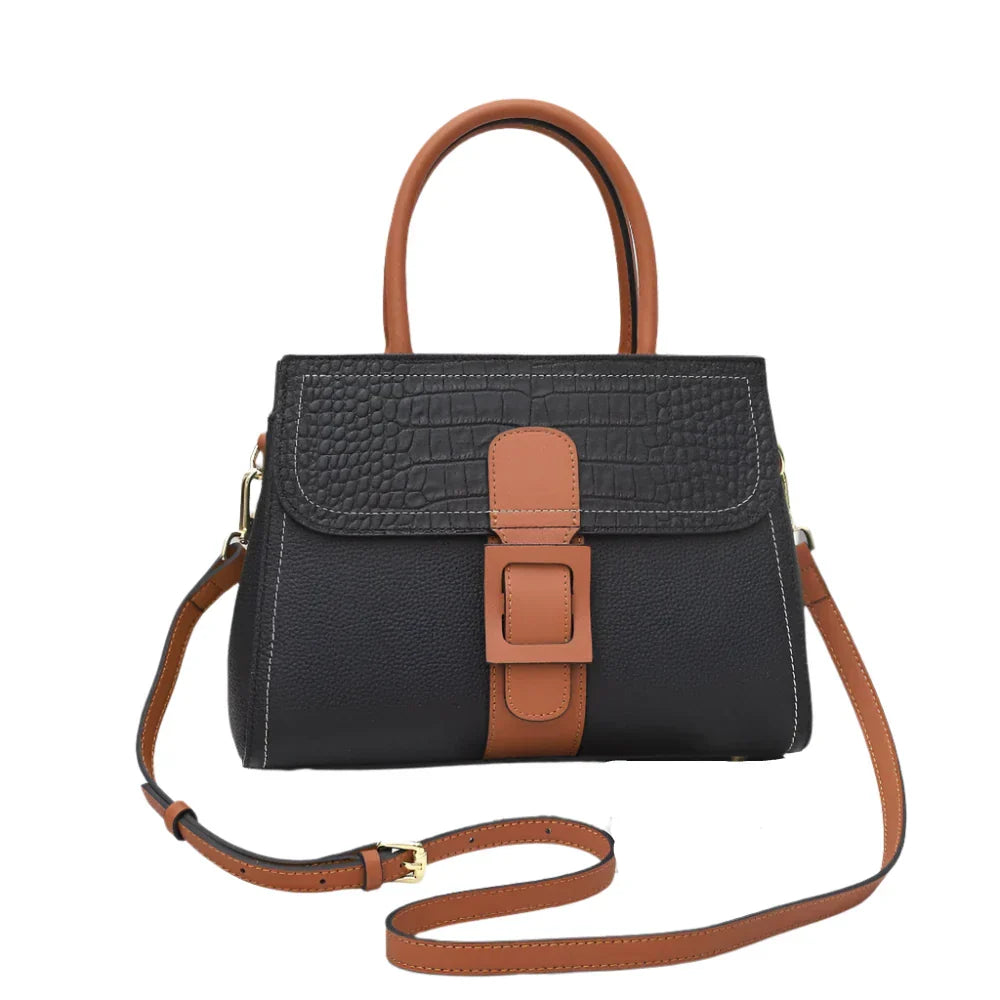 Sophia | Elegante Krokodilmuster Crossbody-Handtasche