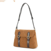 Maya | Damen Vintage Doppelgurt Crossbody Messenger Tasche
