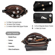 Lila | Doppeltes Fächertasche Crossbody Sling Tasche