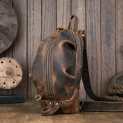 Oscar | Retro Leder Reisekreuzkörper Umhängetasche