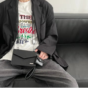 Noah | Lässige PU-Leder Kleine Crossbody Sling Tasche