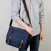 Luca | Kompakte Crossbody Messenger Laptop Reisetasche