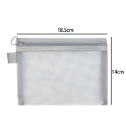 Keily | 3-teiliges Nylon-Mesh Kosmetik- und Toilettenbeutel-Set