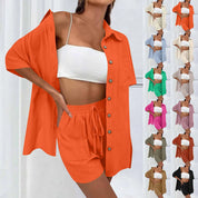 Kirra | Bequemes lockeres Oberteil und lässiges Shorts-Set