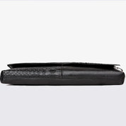 Clara | Retro Leder Schultertasche mit Krokodilmuster