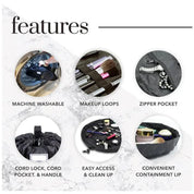 Layla | Stilvolle und vielseitige Make-up-Tasche mit schnellem Zugang