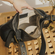 Lena | Mode Retro Rindsleder Umhängetasche