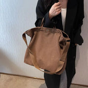 Elara | Vielseitige Canvas Messenger Tote Umhängetasche
