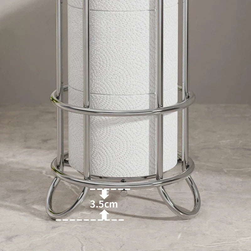  Toilettenpapierhalter Chrom - Minimalistisches Design für moderne Aufbewahrung des Bades-3