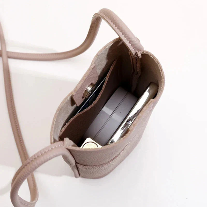 Clara | Schicke Kleine PU Leder Crossbody Tasche