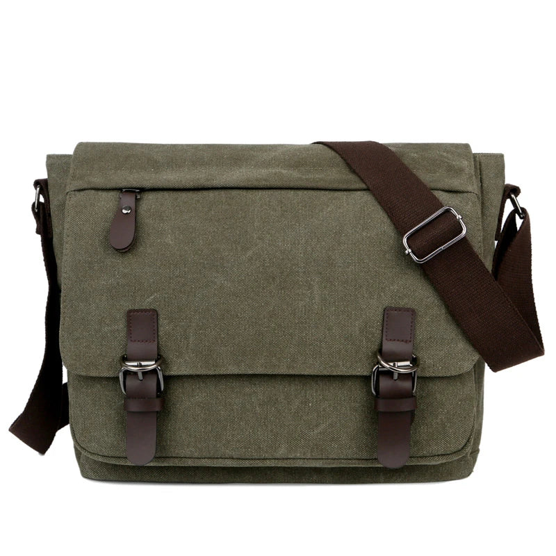 Luca | Kompakte Crossbody Messenger Laptop Reisetasche