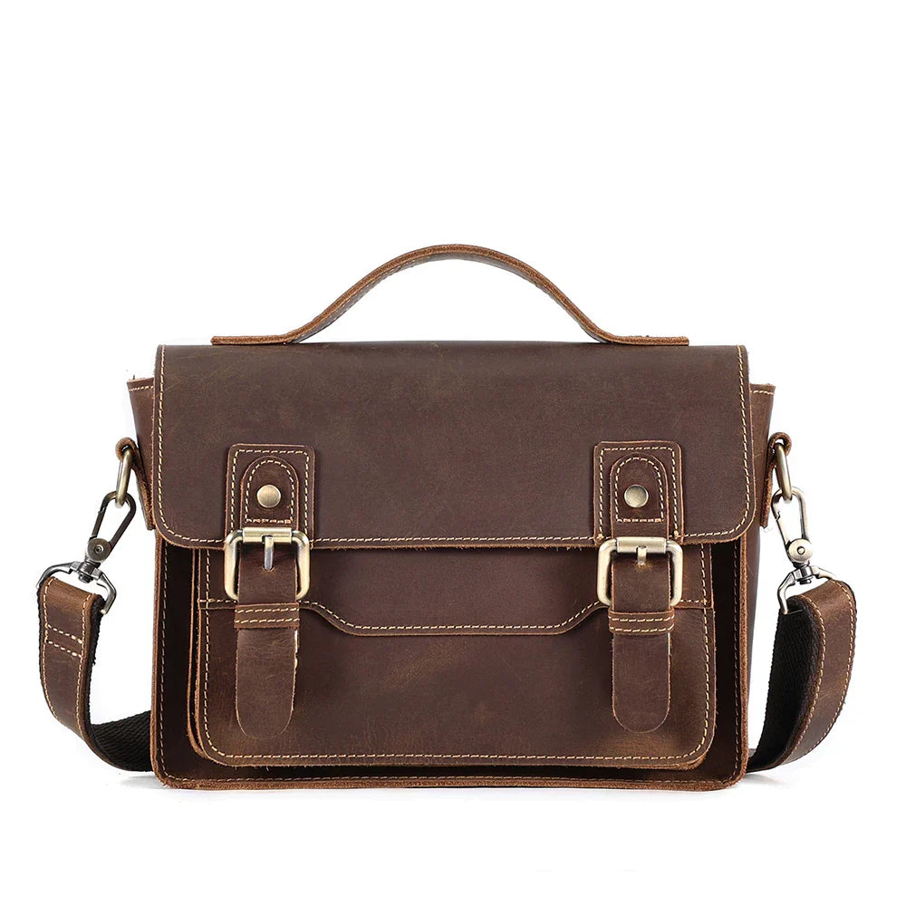 Oliver | Herren Casual Leder Crossbody Umhängetasche