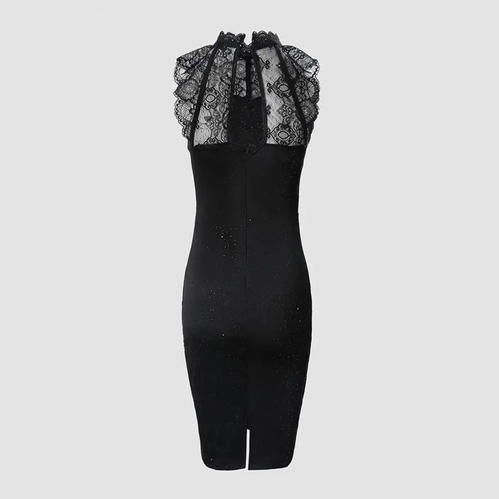 Gema | Funkelndes Spitzen-Bodycon-Kleid für Partys