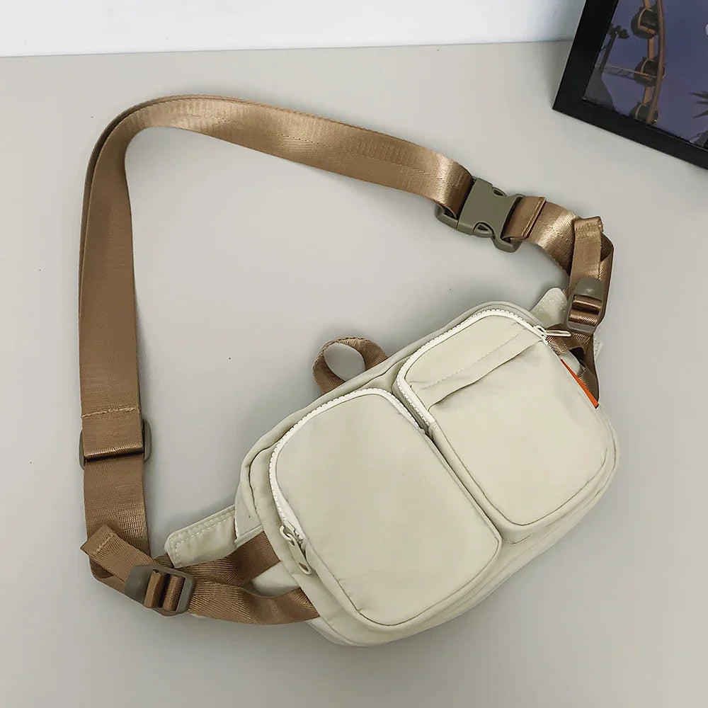 Ruby | Lässige Wasserabweisende Nylon Hüfttasche Crossbody