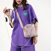 Zoe | Kompakte Nylon Crossbody Sling Tasche