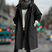 HANNA | Warmer Lässige Übergangsjacke Trenchcoat