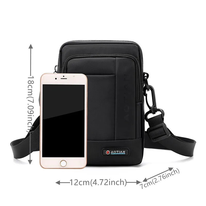 James | Herren Taktische Heuptasche Crossbody