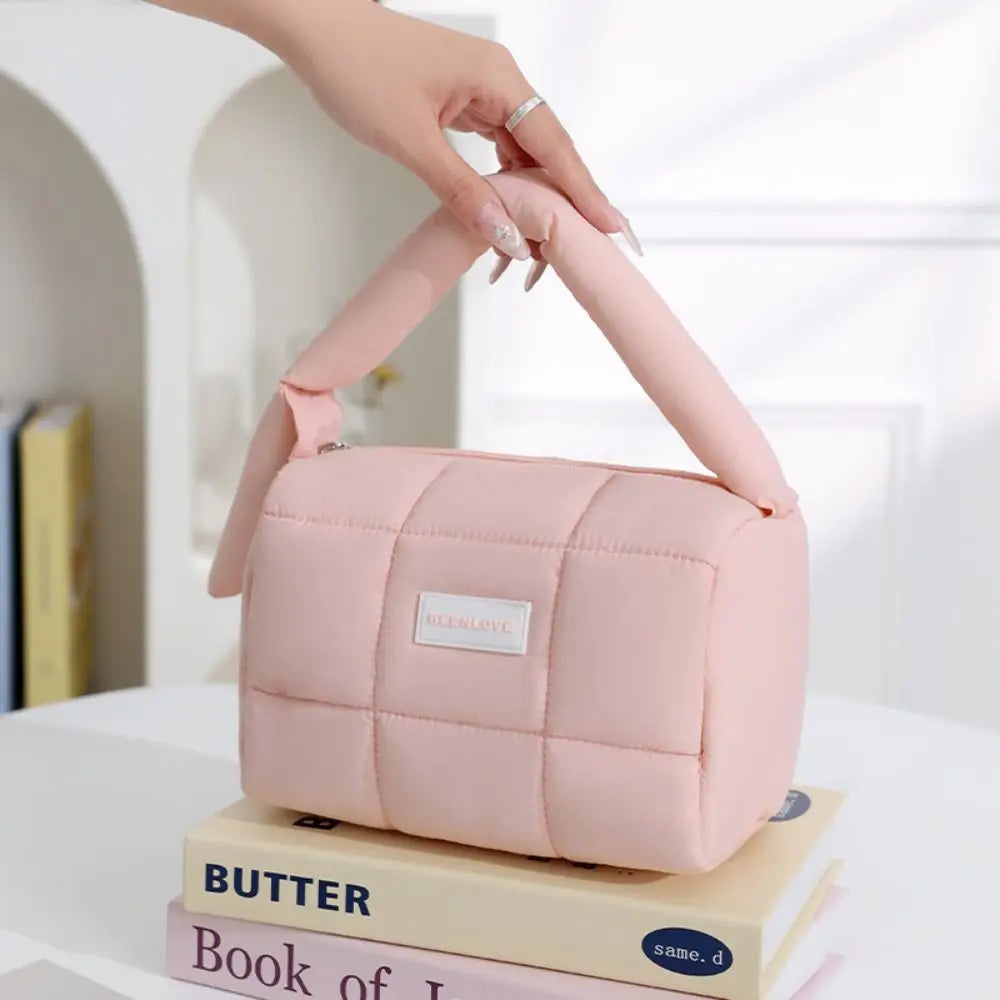 Laylani | Weicher gepolsterter pluster Kosmetik-Make-up Reisebeutel