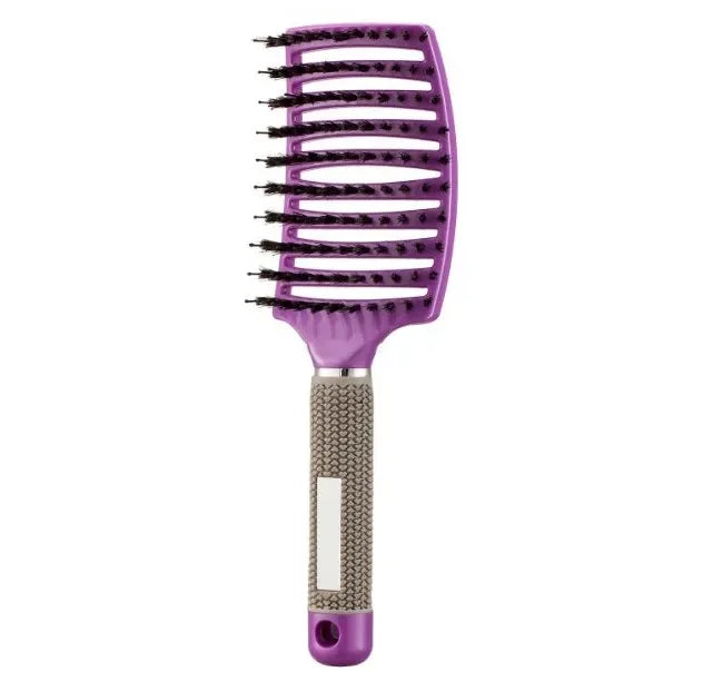 SilkyDetangle Com Comb - Bristle & Nylon Haarbürste für müheloses Styling-4