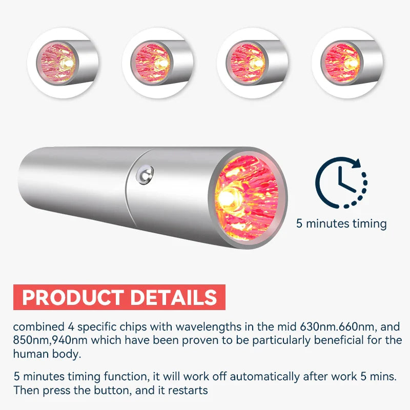 Akneheal - LED Red Light Therapy Stift-2