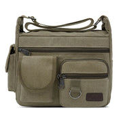 Max | Canvas Messenger Schultertasche