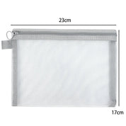 Keily | 3-teiliges Nylon-Mesh Kosmetik- und Toilettenbeutel-Set