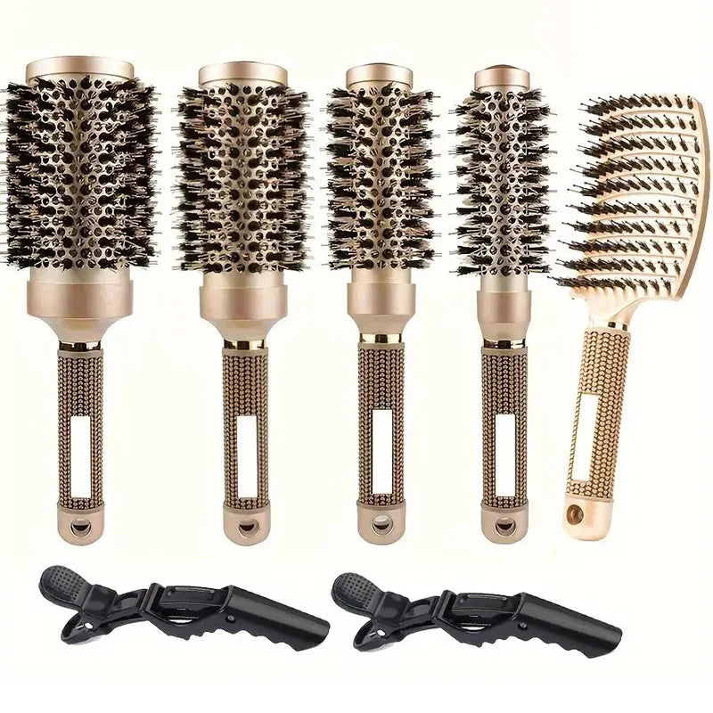 Blowout Pro - Ionic Eber Borderle Round Haarbürste Set für Salonqualität Styling-2