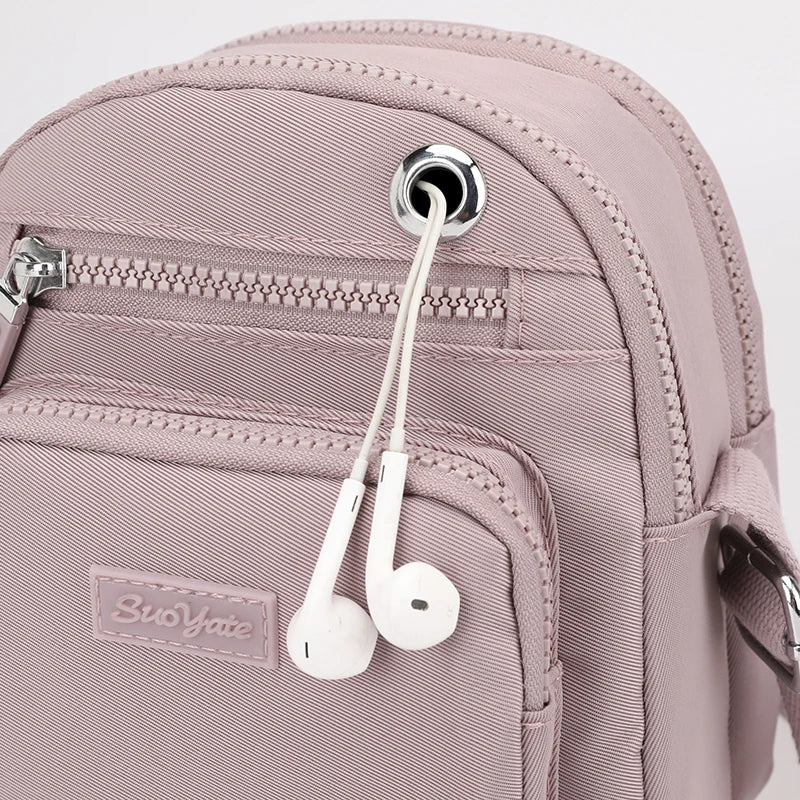 Zoe | Kompakte Nylon Crossbody Sling Tasche