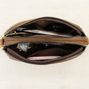 Sophie | Damen Patchwork Leder Mini Umhängetasche