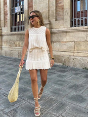 Amari | Baumwolle Häkel Zwei-Teiler Set