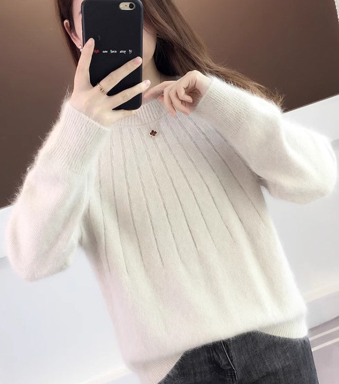 WINIFRED | Weicher Kaschmir-Strickpullover