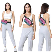 Zara | Holografische Geometrische Reis Crossbody Hüfttasche