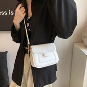 Luna | Damen PU Leder Sattel Crossbody Sling Tasche