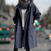 HANNA | Warmer Lässige Übergangsjacke Trenchcoat