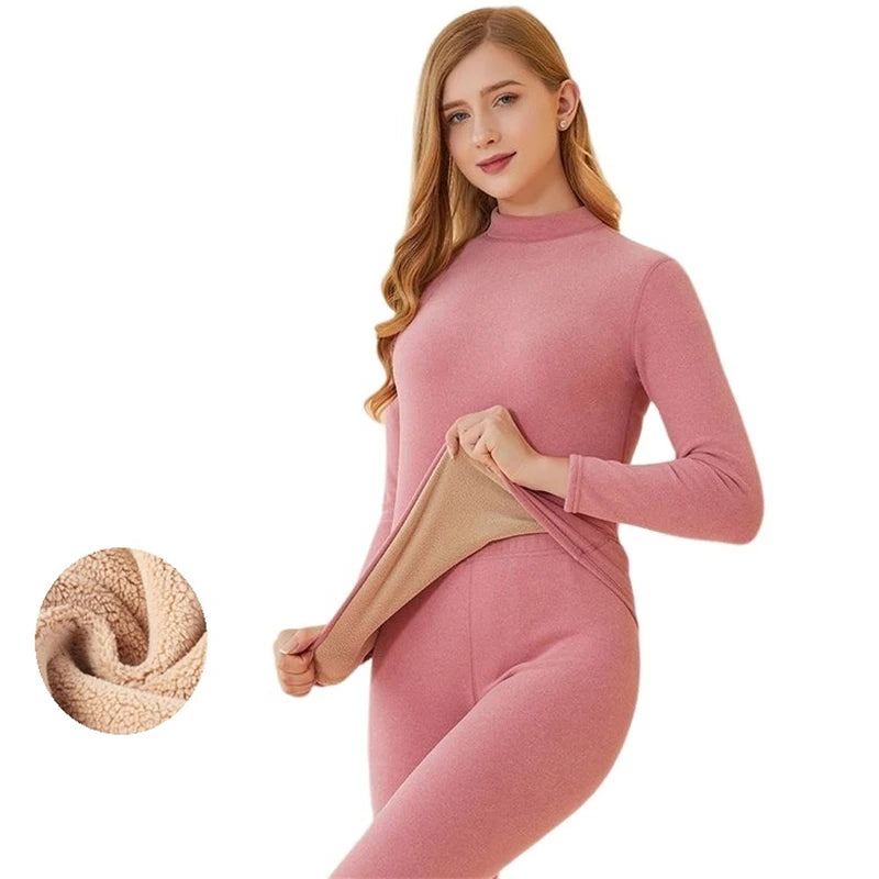 CIA | Damen Winter Thermo Unterwäsche Set