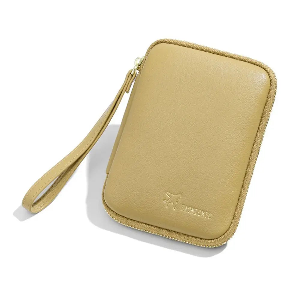 Robin | Eleganter PU-Leder Reisepasshalter Geldbörse