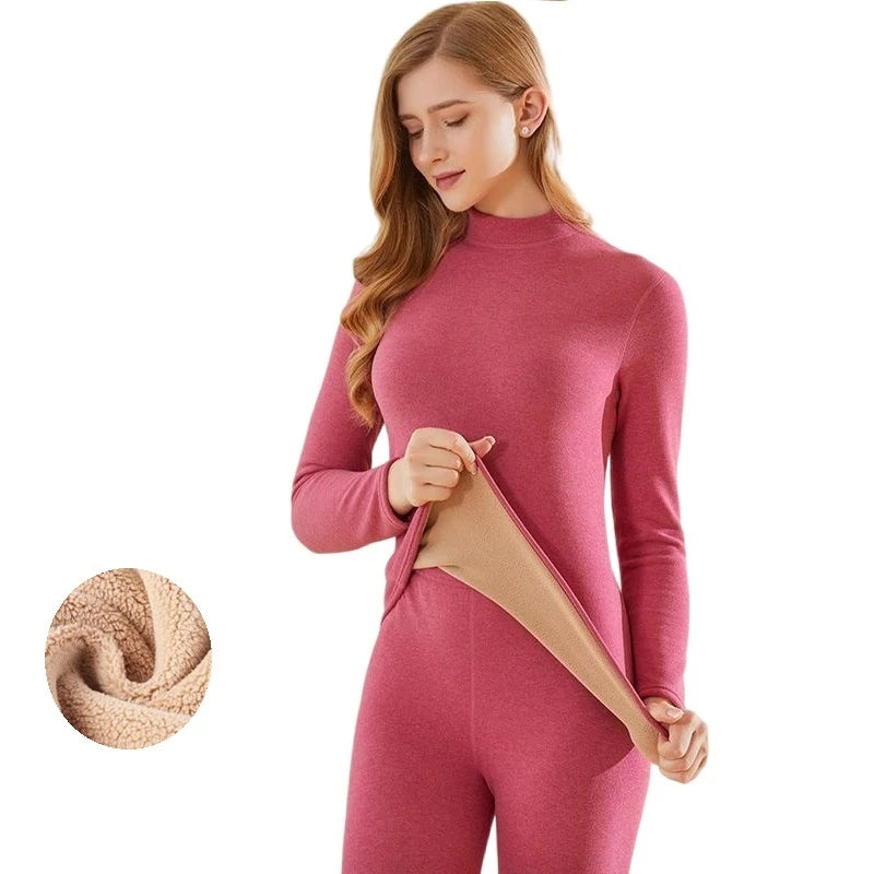 CIA | Damen Winter Thermo Unterwäsche Set